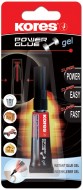Vteřinové lepidlo Kores Power Glue Gel, 3 g