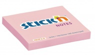 Blok lepící Stickn 76x76mm pastelově růžový