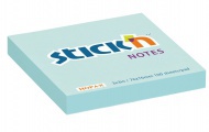 Blok lepící Stickn 76x76 mm, pastelově modrý