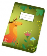 Sešit 5110 B - A5 čtverečkovaný Jelen