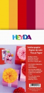 Hedvábný papír 50x70 20g žlutá/červený