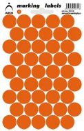 Samolepicí kolečka 17 mm - oranžová - zvětšit obrázek