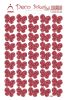 Motýlci červení glitter - Deco Butterflies