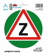 Samolepka "Začátečník" - předpisová - zvětšit obrázek