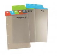 Dělicí listy ADK-A7 se symboly