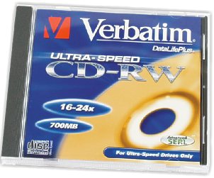 CD-RW Verbatim - zvětšit obrázek