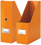 Stojan na časopisy Leitz Click-N-Store, oranžová - zvětšit obrázek