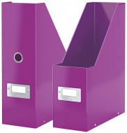 Stojan na časopisy Leitz Click-N-Store, purpurová
