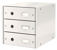 Zásuvkový box Leitz Click-N-Store 3 zásuvky - bílá