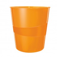Odpadkový koš Leitz WOW - metalická oranžová - zvětšit obrázek