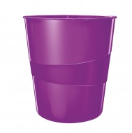 Odpadkový koš Leitz WOW - purpurová
