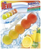 Dr. Devil Lemon Fresh BiColor 5Ball Wc závěs 35 g