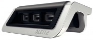 USB nabíječka Leitz Style se 3 porty, saténově černá - zvětšit obrázek