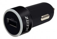 Univerzální USB nabíječka do auta Leitz Complete, černá - zvětšit obrázek