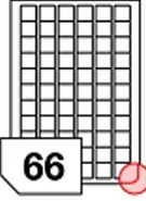Etikety 25,4 x 25,4