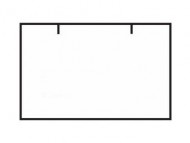 Contact 25x16 mm bílé