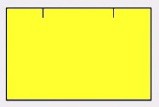 Etikety Contact 25x16 mm žluté - zvětšit obrázek