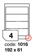Etikety samolepící 192x61mm 100 archů 