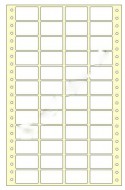Tabelační etikety 38 x 23/ 1 arch-48 etiket - zvětšit obrázek