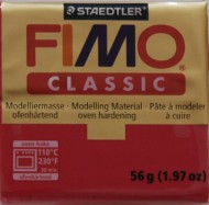 Modelovací hmota FIMO CLASSIC 56gr-karmínová 29 - zvětšit obrázek