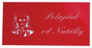 Plastová cedulka 120 x 60 mm