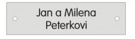 Dveřní štítek - typ 3