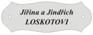 Dveřní štítek - typ 7