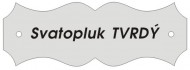 Dveřní štítek - typ 9