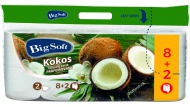 Toaletní papír Big Soft, 2 vrstvý, 8+2 ks, kokos - zvětšit obrázek