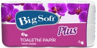 Toaletní papír Big Soft Plus, 2 vrstvý, 8 ks - zvětšit obrázek