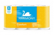 Toaletní papír Harmony Comfort 2vrst. bílý, 8 ks