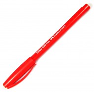Kuličkové pero trojhranné Faber Castell červené - zvětšit obrázek