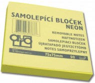 Bloček samolepící 75 x 75 mm 100