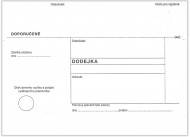 Obálka s dodejkou - bílá