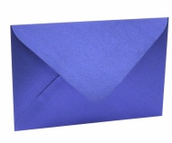 Obálka C6 metalická, tmavě modrá, 114 x 162 mm - zvětšit obrázek