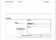 Obálka C5 s dodejkou bílá, 229x162mm, vlhčicí, samopropisovací, oblá klopa, vytrhávací dod - zvětšit obrázek