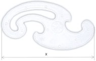 Křivítko typ 2 K31 - x=8,5 cm - zvětšit obrázek