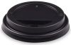 Víčko vypouklé černé PS, pr. 80 mm