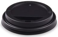 Víčko vypouklé černé PS, Ø62 mm - zvětšit obrázek
