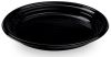Talíř, opakovaně použitelný černý, PP, &amp;#216;22 cm, 12ks