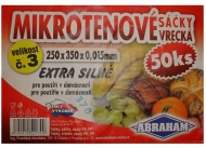 Mikrotenové sáčky 250x350/2x25 barevný mix