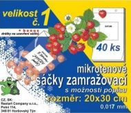 SÁČKY ZAMRAŽOVACÍ 20X30CM S POPISEM č.1 - zvětšit obrázek
