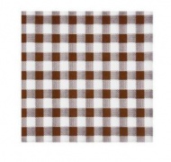 Ubrousky pr.33x33/100 karo hnědé