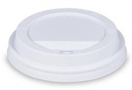 Víčko vypouklé bílé 90mm, 100 ks