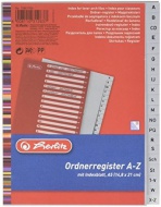 Rejstřík A5 A-Z Herlitz