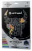 Černé antistresové omalovánky + 6 metalických popisovačů