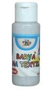 Barva na textil 60 ml - fluorescent stříbrná  