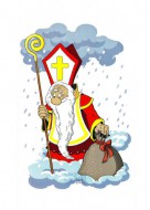 Taštička s průhmatem Mikuláš - zvětšit obrázek