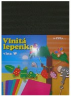Vlnitý karton zvlněná vlna - černá