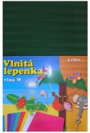 Vlnitý karton zvlněná vlna - zelená tmavá - zvětšit obrázek